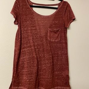 American Eagle T-shirt. Small. Open back.